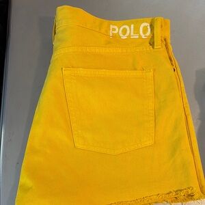 Ralph Lauren Yellow Relaxed Shorts